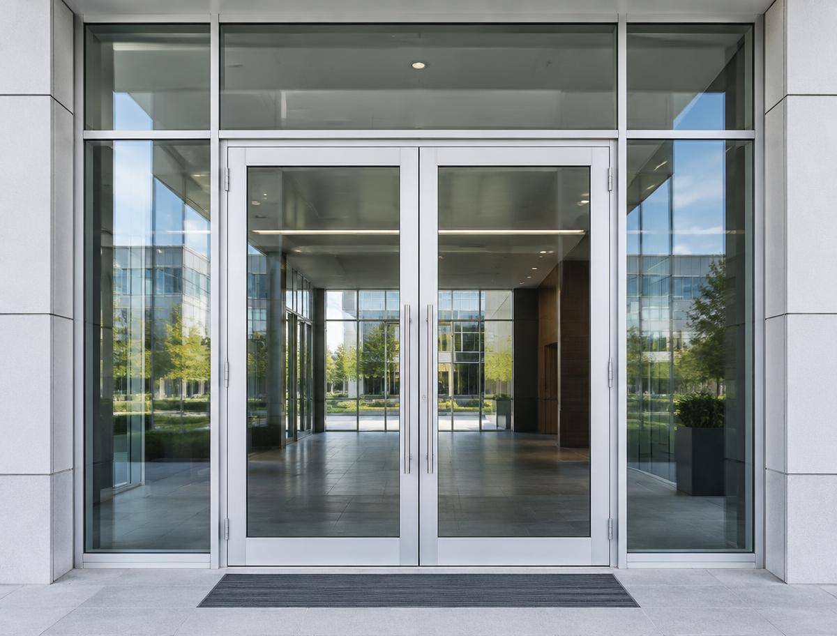 Commercial Glass Door Installation